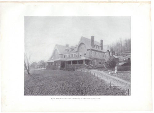 MAIN BUILDING OF THE ADIRONDACK COTTAGE SANITARIUM